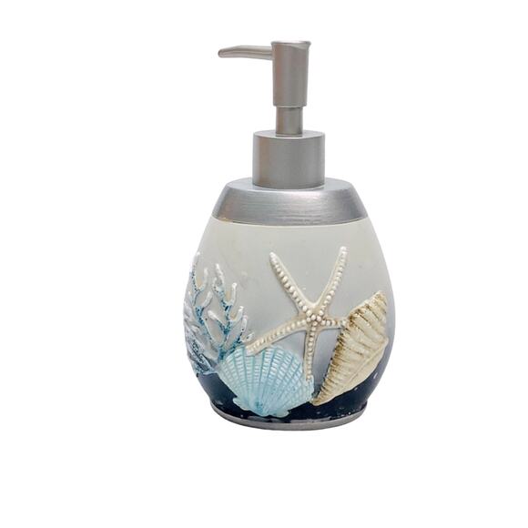Ocean Themed Resin Bath Soap Pump - Picture 1 of 6